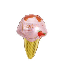 Load image into Gallery viewer, Big Heart Luxury Decorations Ballons and Donuts Lip Stick Ice Cream and Rainbow Style Balloons For Kids Baby and Birthday Decorations Inflatable Helium