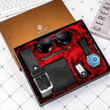 Load image into Gallery viewer, Mens Gift Set: Elegant Watch, Belt, and Wallet for Him - Perfect Men's Gift Set