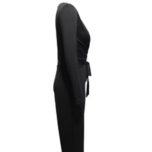 Load image into Gallery viewer, Ladies' Fashionable Slim Fit Sexy V-neck Long Sleeved Slimming Jumpsuit