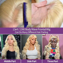 Load image into Gallery viewer, 613 hd Lace Frontal Wig 13x6 Lace Frontal Wig Human Hair for Women Blonde Human Hair Wig 13x4 Body Wave Lace Front Wigs on Sale
