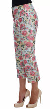 Load image into Gallery viewer, Dolce & Gabbana White Pink Floral Brocade Pants