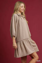 Load image into Gallery viewer, Umgee V-Neck Tiered Mini Dress