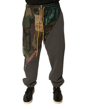 Load image into Gallery viewer, Dolce & Gabbana Multicolor Patchwork Cotton Jogger Sweatpants Pants