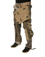 Load image into Gallery viewer, Dolce & Gabbana Multicolor Reconstructed Flight Cargo Pants