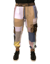 Load image into Gallery viewer, Dolce & Gabbana Multicolor Patchwork Jogger Sweatpants Pants