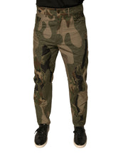 Load image into Gallery viewer, Dolce & Gabbana Multicolor Camouflage Cotton Pants