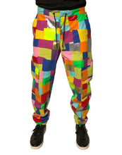 Load image into Gallery viewer, Dolce & Gabbana Multicolor Cotton Patchwork Men Cargo Pants