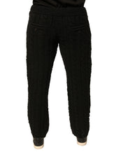 Load image into Gallery viewer, Dolce & Gabbana Black Wool Knitted Skinny Pants
