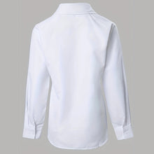 Load image into Gallery viewer, Women’s Contrast Lace Long-Sleeve Button‑Down Blouse