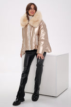 Load image into Gallery viewer, Genuine Polar Fox Down Fill Jacket