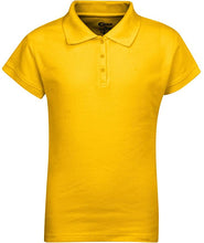 Load image into Gallery viewer, Girls Short Sleeve Pique Polo Shirt