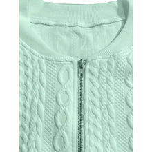 Load image into Gallery viewer, Bomber Jackets For Women Cute Jacquard Coats Lightweight Zip Up Jackets