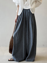 Load image into Gallery viewer, Striped Straight High Waist Wide Leg Pants