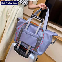 Load image into Gallery viewer, Foldable Storage Travel Bag Waterproof Large Capacity Gym Fitness Bag Weekender Overnight For Women