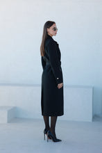 Load image into Gallery viewer, Alaska Classic Cashmere Blend Overcoat in Black