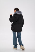 Load image into Gallery viewer, Genuine Silver Fox Down Fill Coat