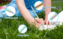 Load image into Gallery viewer, ECOTREE 24-Pack Rainbow Woodless Pencils – Eco-Friendly #2 HB Pre-Sharpened School & Office Pencils Made from Recycled Paper, Non-Toxic & Lead-Free