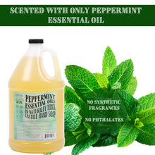 Load image into Gallery viewer, Peppermint Liquid Castile Soap – Thick, Concentrated, Organic Formula | Hand Soap & Multi-Purpose Cleaner | Vegan, Eco-Friendly & Made in USA