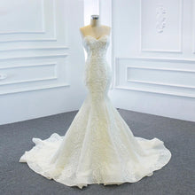 Load image into Gallery viewer, The Wedding Dress Wears Two Fishtail Tail Tube Tops, The Temperament Is Thin And Dreamy