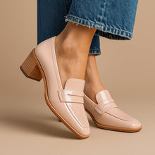 Load image into Gallery viewer, Women’s Square-Toe Slip-On Oversized Fashion Shoes