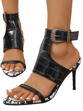 Load image into Gallery viewer, Elegant Ankle Strap : High Heel Sandals