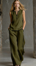Load image into Gallery viewer, Women's Minimalist Sleeveless Two-Piece Set