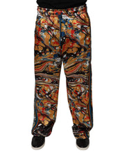 Load image into Gallery viewer, Dolce & Gabbana Multicolor Marble Satin Men Tracksuit Pants