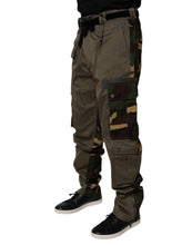 Load image into Gallery viewer, Dolce & Gabbana Multicolor Patchwork Camouflage Cargo Pants