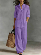 Load image into Gallery viewer, Women's Bohemian Top & Pants Set – Resort Lounge Co-ord