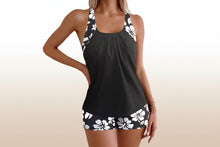 Load image into Gallery viewer, Women’s Loose Halter Two-Piece Swimsuit Floral Set