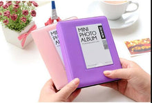 Load image into Gallery viewer, 64 Pockets Mini Instant Polaroid Photo Album Picture Case for Mini Film 7s 8 25 50s 90 Mini Polaroid Album Refillable Notebook Photo Album Valentines Day Gift Anniversary Gift