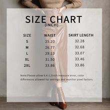 Load image into Gallery viewer, Women’s Faux Leather High-Waisted Bodycon Midi Skirt