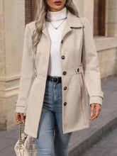 Load image into Gallery viewer, Women’s Elegant Woolen Coat – Medium-Length Lapel Slim Fit Winter Coat
