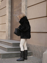 Load image into Gallery viewer, Genuine Tigrado Curly Shearling Coat