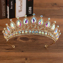 Load image into Gallery viewer, Bridal Crown Wedding Alloy Diamond Crown Fashion Elegant Headdress