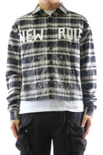 Load image into Gallery viewer, STATIC Heavy Flannel Crop Top Button Down Shirt