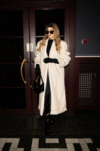 Load image into Gallery viewer, Sylvie Iconic Statement Fiber Coat in Ivory