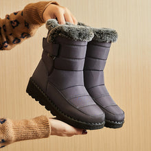 Load image into Gallery viewer, Women’s Waterproof Plush Snow Boots