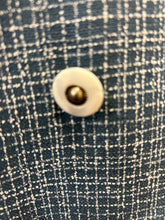 Load image into Gallery viewer, Moda Color Teal/White checkered Turkish Slim Fit Double Breasted Wool Suit