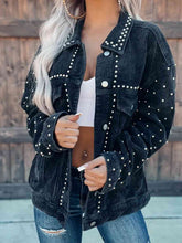 Load image into Gallery viewer, Women’s Collared Neck Button-Down Jacket For Casual and Everyday Use Elegant Simple Jacket