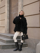 Load image into Gallery viewer, Genuine Tigrado Curly Shearling Coat