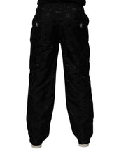 Load image into Gallery viewer, Dolce & Gabbana Black Logo Monogram Straight Pants