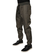 Load image into Gallery viewer, Dolce & Gabbana Brown Lambskin Leather Men Sweatpants Pants