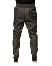 Load image into Gallery viewer, Dolce & Gabbana Brown Lambskin Leather Men Sweatpants Pants