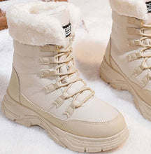 Load image into Gallery viewer, Women’s Fleece-Lined Chunky Sole Shoes – Warm Casual Winter Comfort Shoes