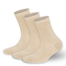 Load image into Gallery viewer, Women’s Bamboo Crew Socks 3-Pack