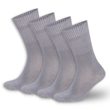 Load image into Gallery viewer, Men’s & Women’s Bamboo Diabetic Crew Socks 4-Pack