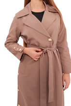 Load image into Gallery viewer, Jackie Trench Coat in British Tan