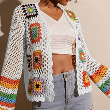 Load image into Gallery viewer, Women's Elegant Crochet Cardigan