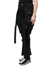 Load image into Gallery viewer, Dolce & Gabbana Black Cotton High Waist Cargo Pants